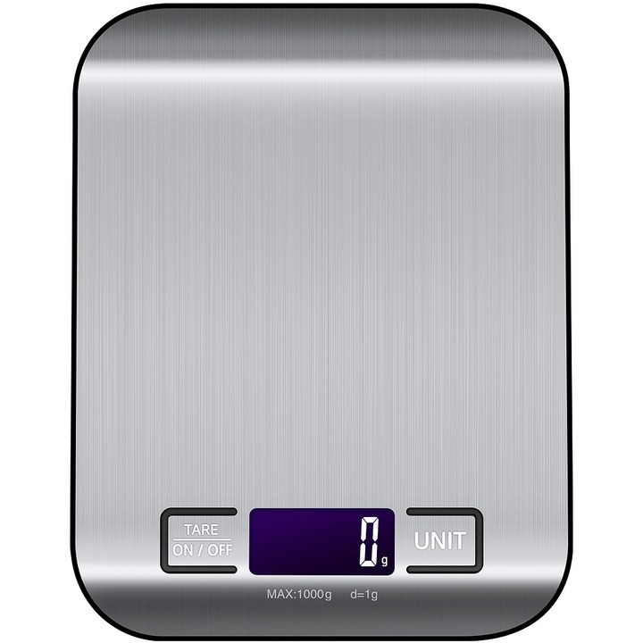 홈플래닛 스테인레스 디지털 백라이팅 주방저울 1kg 실사용 이미지