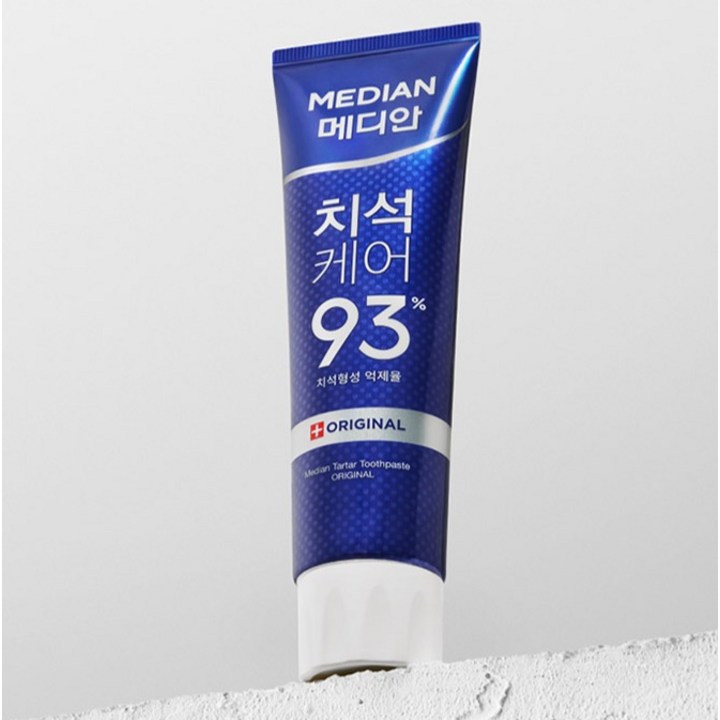 메디안 치석케어 치약 3개입 패키지 이미지