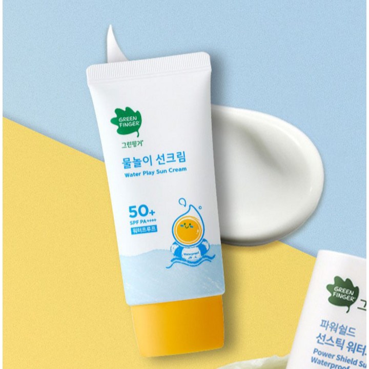 그린핑거 물놀이 유아 선크림 제품 정면