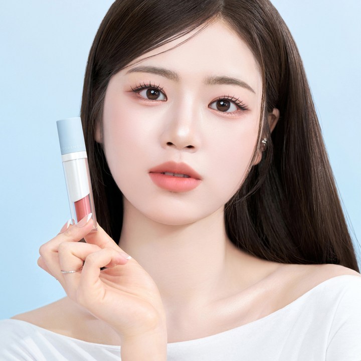 포렌코즈 벨벳 틴트 02 갈라 실사용 이미지