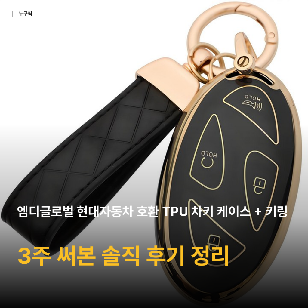 TPU 차키 케이스 현대 7버튼 한 달 써본 솔직 후기 — 엠디글로벌 4천원대 가성비