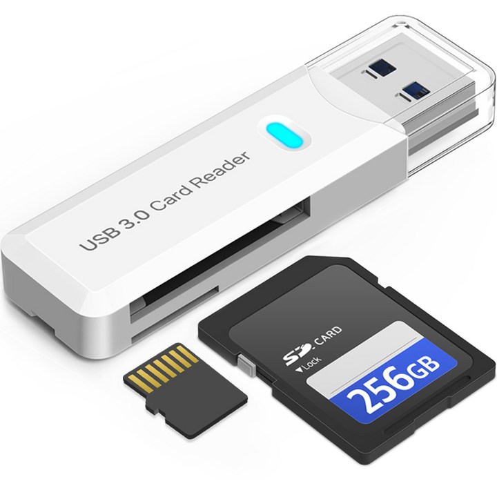 홈플래닛 USB 3.0 SD카드 리더기 정면
