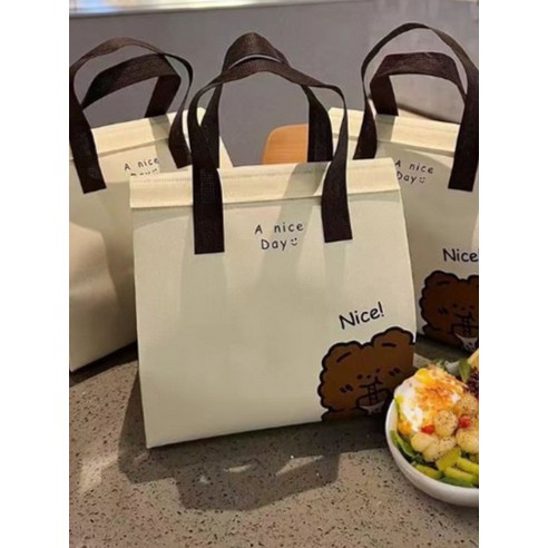 비비드하우스 보냉백 소·중·대 사이즈 비교 사진
