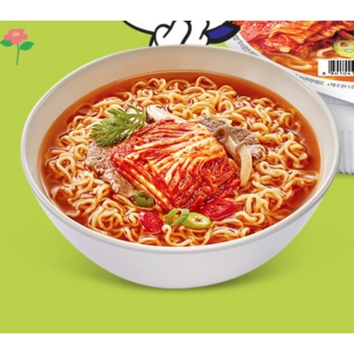 김치사발면 86g 6개 묶음 구성 확인 사진
