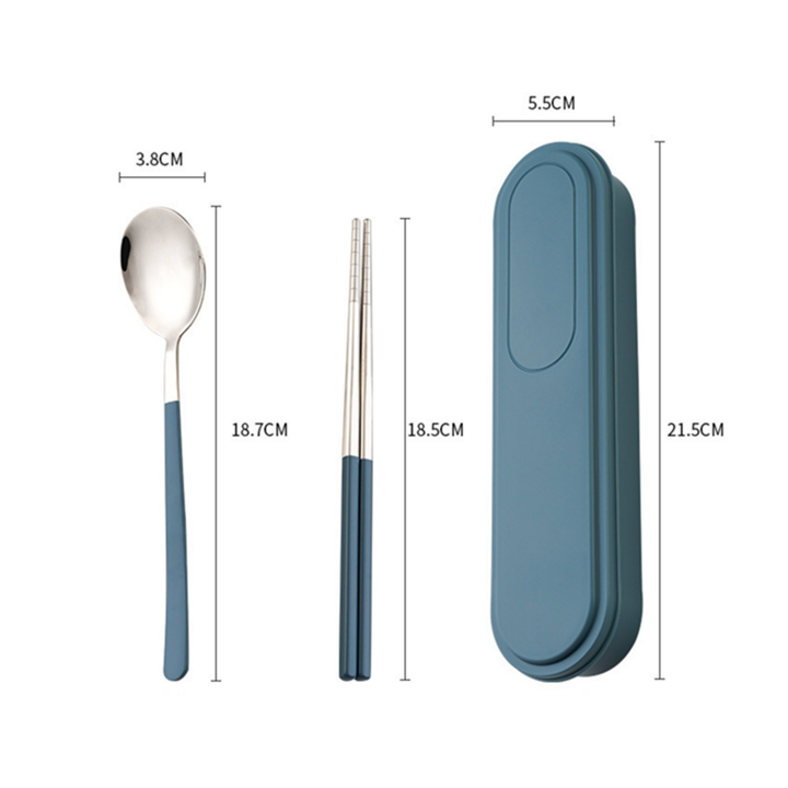 틸하우스 무소음 수저 세트 사용 장면 이미지