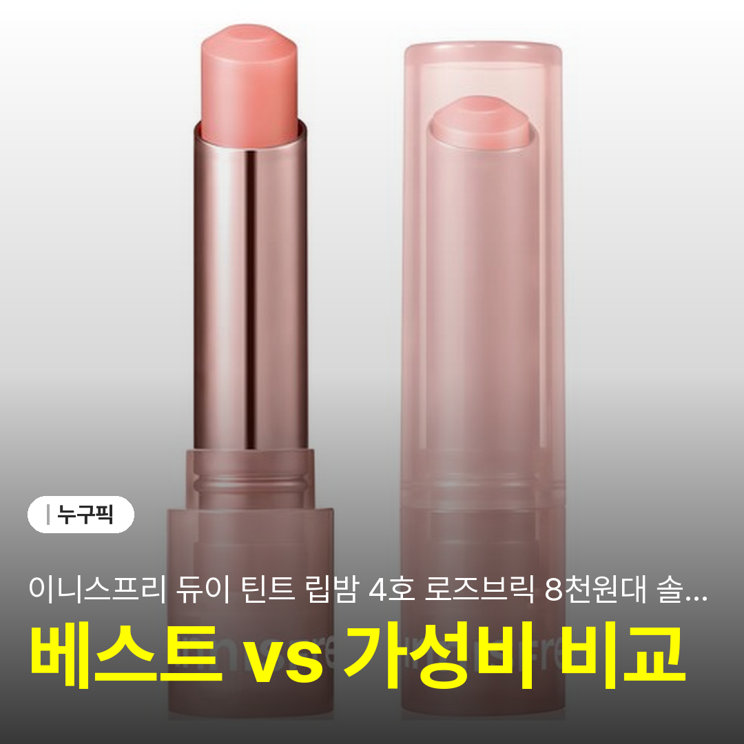 이니스프리 듀이 틴트 립밤 4호 로즈브릭 8천원대 솔직 리뷰 | 단점·장점·실사용 후기 2026