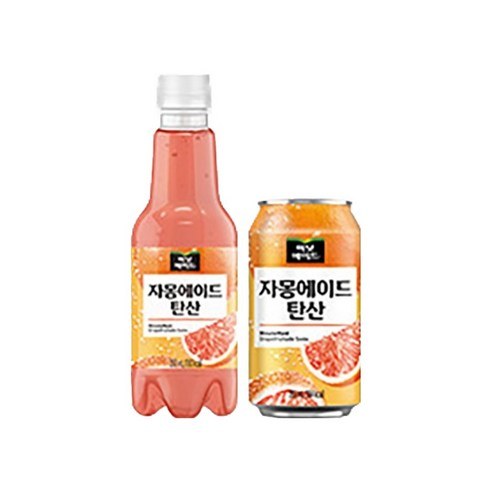 자몽에이드 영양성분표 클로즈업