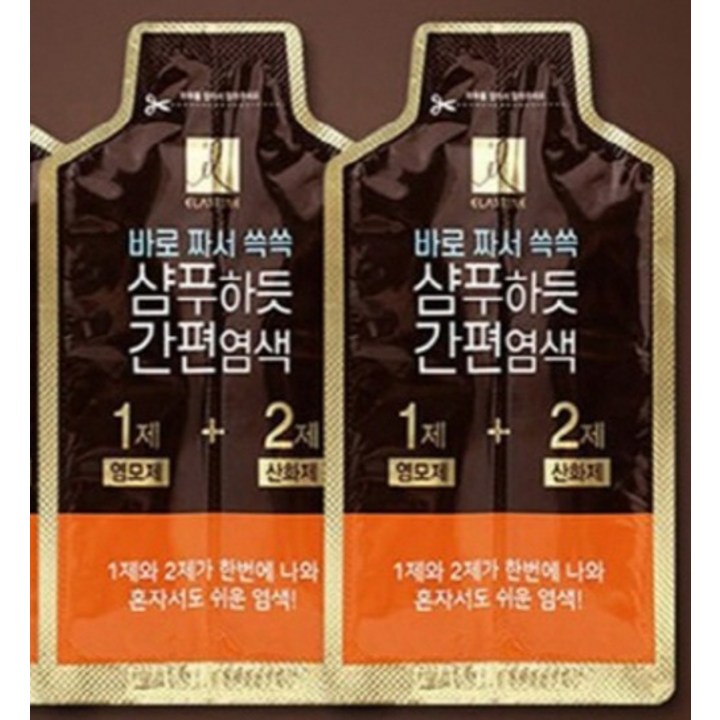 엘라스틴 간편 염색제 흑갈색 상품 이미지