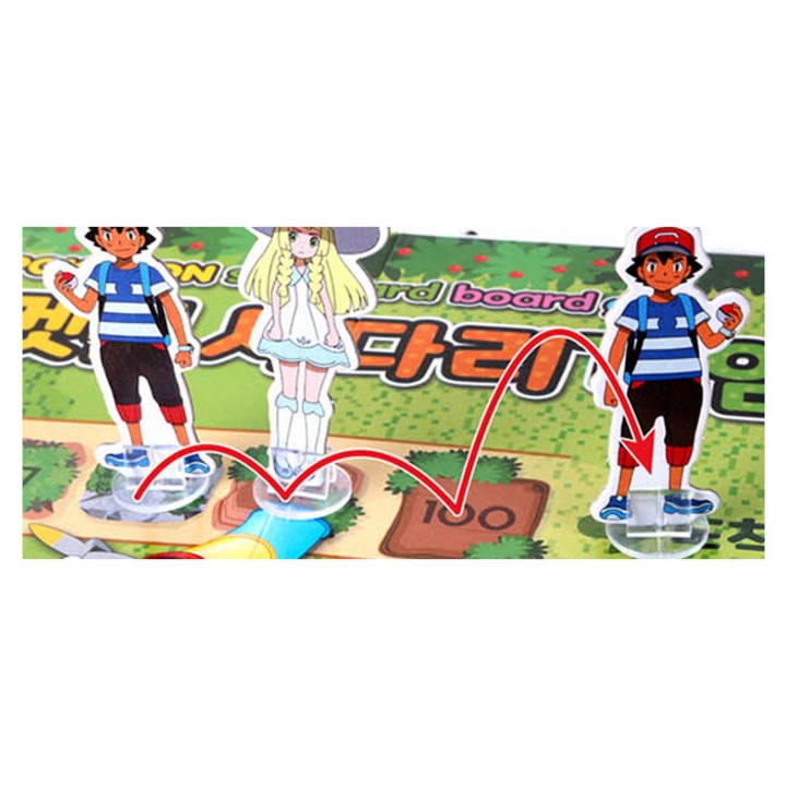 포켓몬 사다리 보드게임 구성품