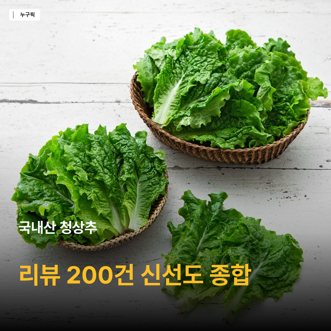 국내산 청상추, 200g, 1개