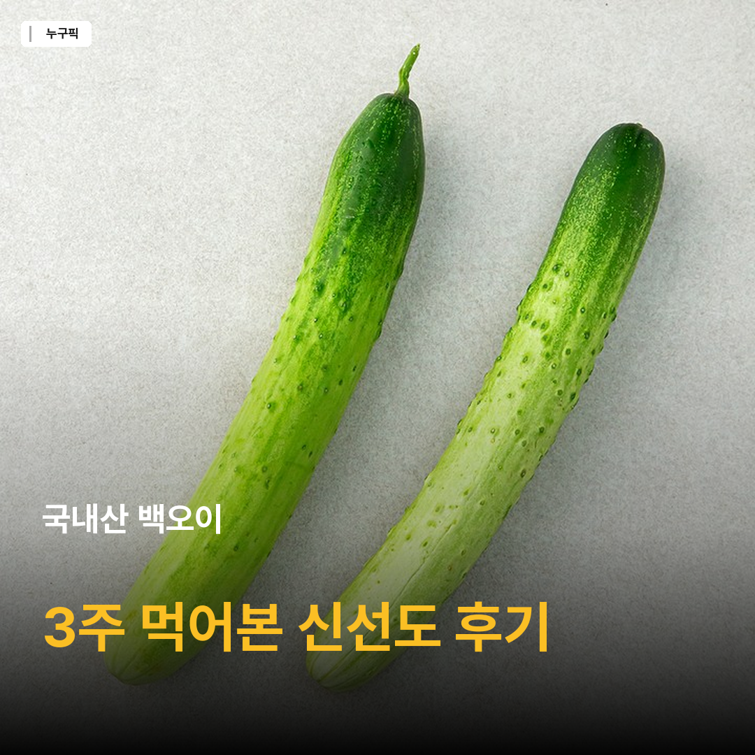 국내산 백오이, 2개입, 1개