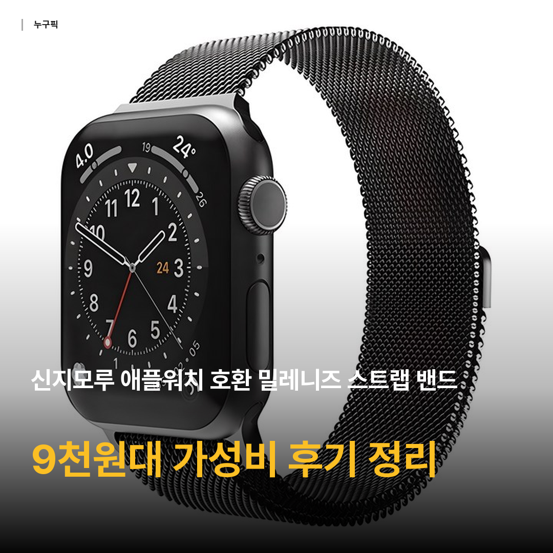 신지모루 애플워치 호환 밀레니즈 스트랩 밴드