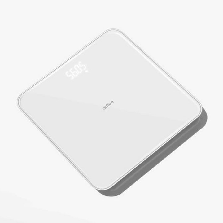 앳플리 디지털 LED 체중계 측정 장면