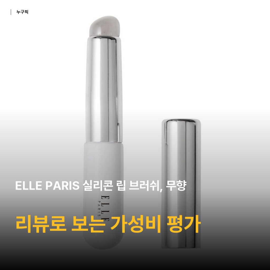 ELLE PARIS 실리콘 립 브러쉬 후기 — 2천원대 가성비, 구매자 리뷰로 본 솔직 후기