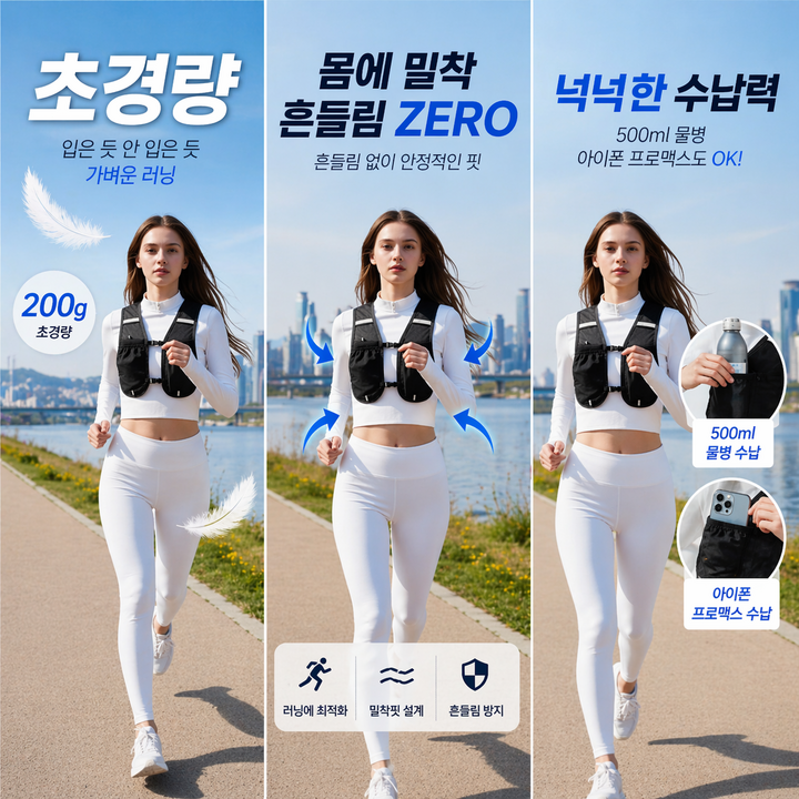 이메스 초경량 러닝조끼 정면
