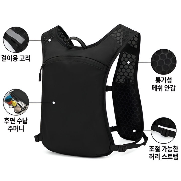 이메스 러닝조끼 착용 모습